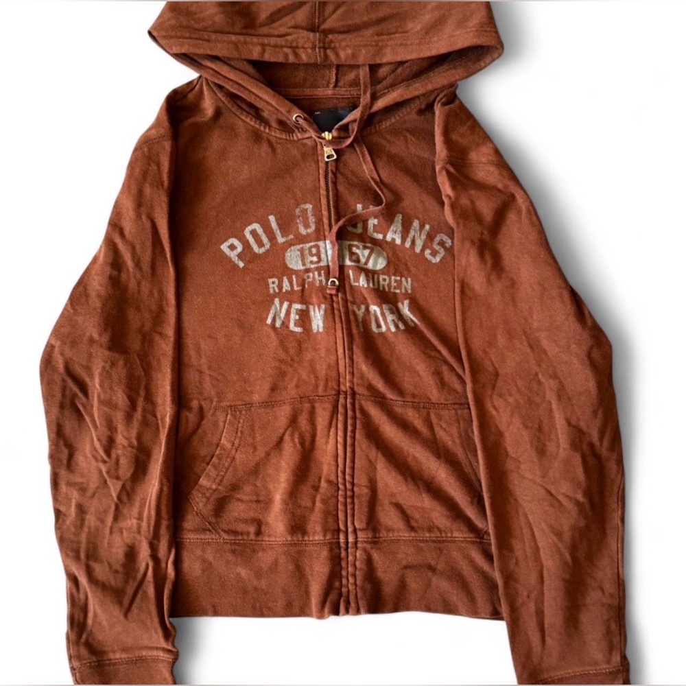 Polo by Ralph Lauren Brown Hoodie Jacket